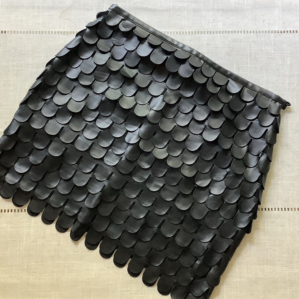 Max Studio Leatherette Mermaid Skirt
